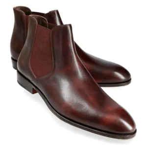 Online Carmina BOTTES CHELSEA HOMME MUSEUM | BURGUNDY