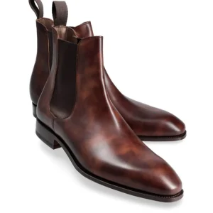 Cheap Carmina BOTTES CHELSEA HOMME MUSEUM MARRON | BROWN