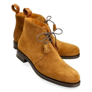 Cheap Carmina BOTTES CHUKKA FEMMES EN DAIM TABAC | TOBACCO
