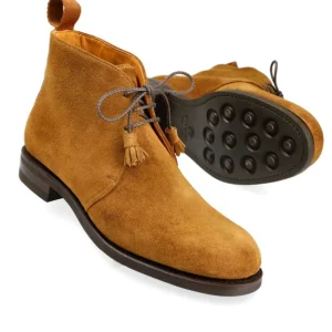 Cheap Carmina BOTTES CHUKKA FEMMES EN DAIM TABAC | TOBACCO