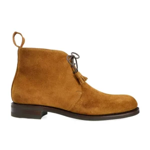 Cheap Carmina BOTTES CHUKKA FEMMES EN DAIM TABAC | TOBACCO