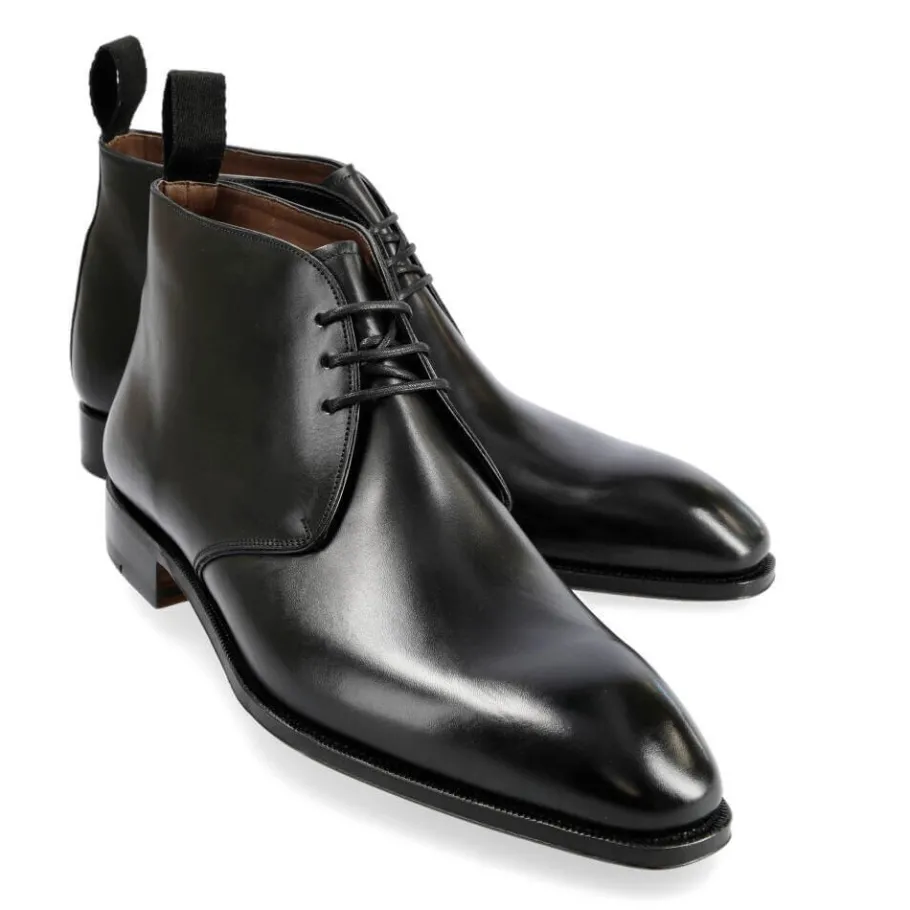 bottes_chukka_homme_boxcalf_noir__carmina_0.webp Best Sale Carmina BOTTES CHUKKA HOMME BOXCALF NOIR | BLACK