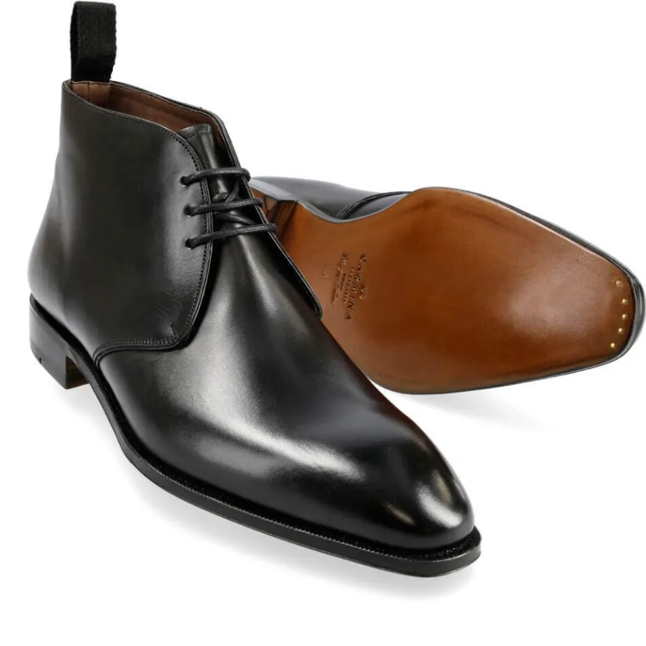 bottes_chukka_homme_boxcalf_noir__carmina_1.webp Best Sale Carmina BOTTES CHUKKA HOMME BOXCALF NOIR | BLACK