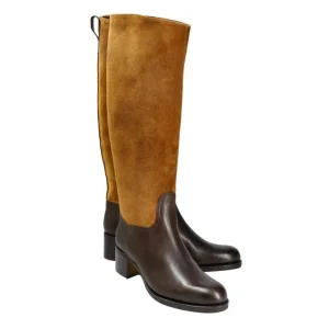 Shop Carmina BOTTES HAUTES FEMME RUSTICALF MARRON TABAC | BROWN/TOBACCO