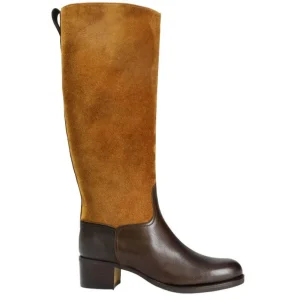 Shop Carmina BOTTES HAUTES FEMME RUSTICALF MARRON TABAC | BROWN/TOBACCO
