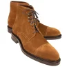Best Sale Carmina BOTTES HOMME A BOUT DROIT DAIM | TOBACCO