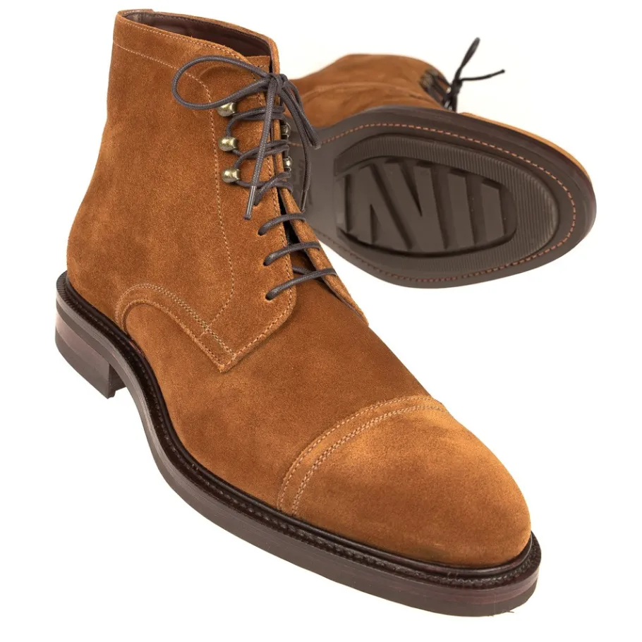 bottes_homme_a_bout_droit_daim_tobacco_carmina_1.webp Best Sale Carmina BOTTES HOMME A BOUT DROIT DAIM | TOBACCO