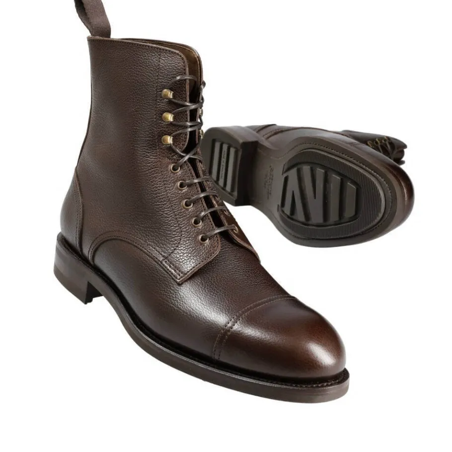 bottes_homme_a_bout_droit_grain_marron_carmina_1.webp Cheap Carmina BOTTES HOMME A BOUT DROIT GRAIN MARRON | BROWN