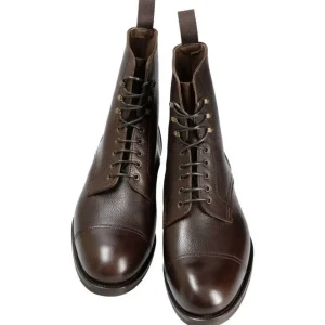 Cheap Carmina BOTTES HOMME A BOUT DROIT GRAIN MARRON | BROWN