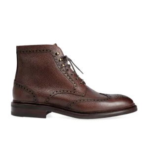 New Carmina BOTTES HOMME PELLE VEGA KARAGRAIN MARRON | BROWN