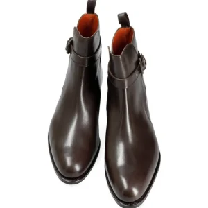 Shop Carmina BOTTES JODHPUR FEMME VITELLO MARRON |