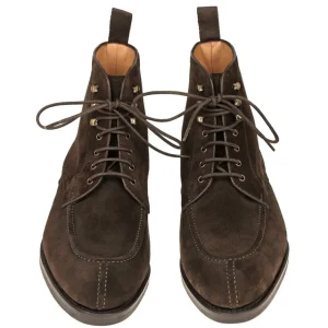 New Carmina BOTTES MILITAIRES DAIM BRAUN | BROWN
