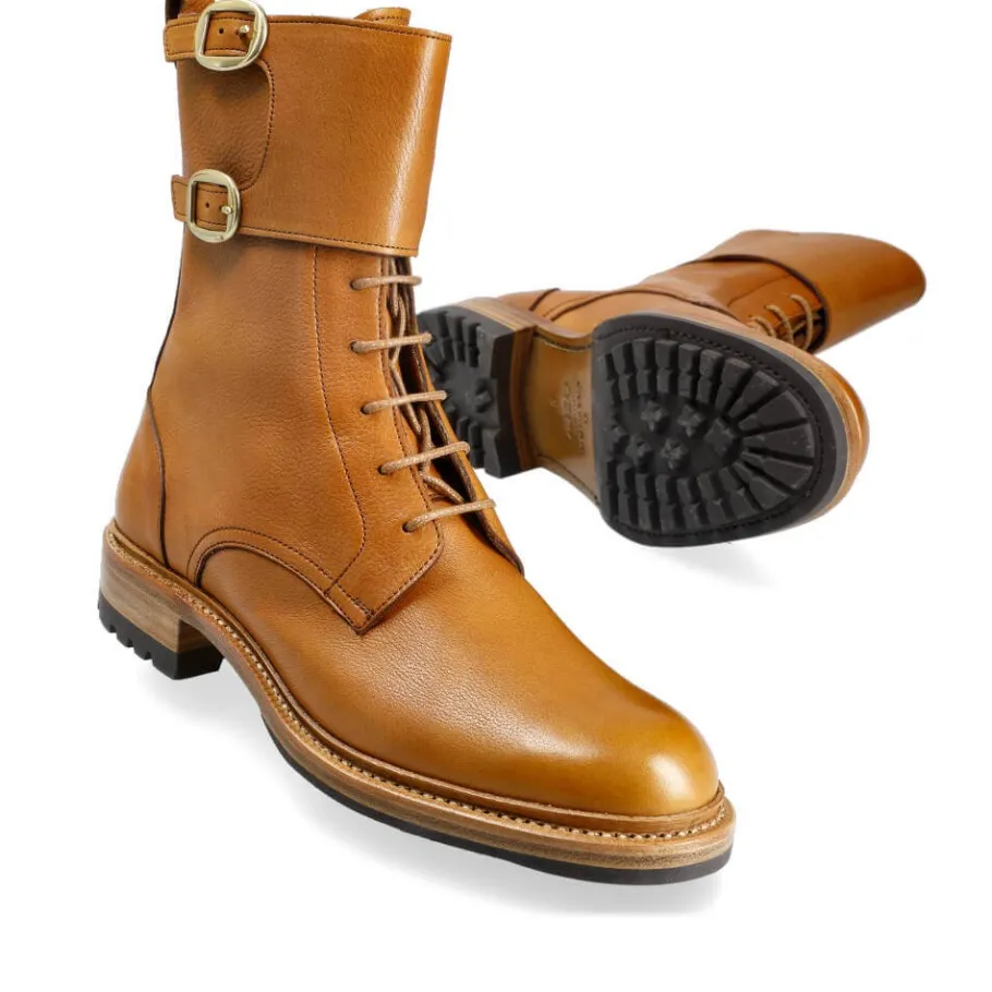 bottes_militaires_femme_rusticalf_tan_carmina_1.webp Outlet Carmina BOTTES MILITAIRES FEMME RUSTICALF TAN | TANNED