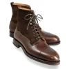 New Carmina BOTTES MILITAIRES KARAGRAIN DAIM BRAUN | BROWN