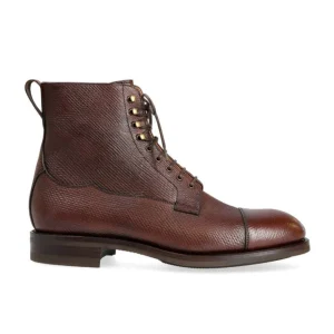 Discount Carmina BOTTES MILITAIRES RUSSIAN CALF BRAUN | BROWN
