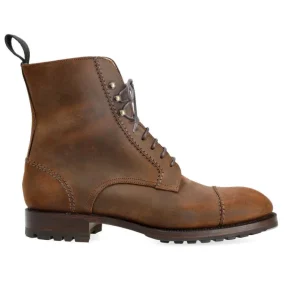 Best Sale Carmina BOTTES MILITAIRES WAXY COMMANDER TAN | BRITISHTAN