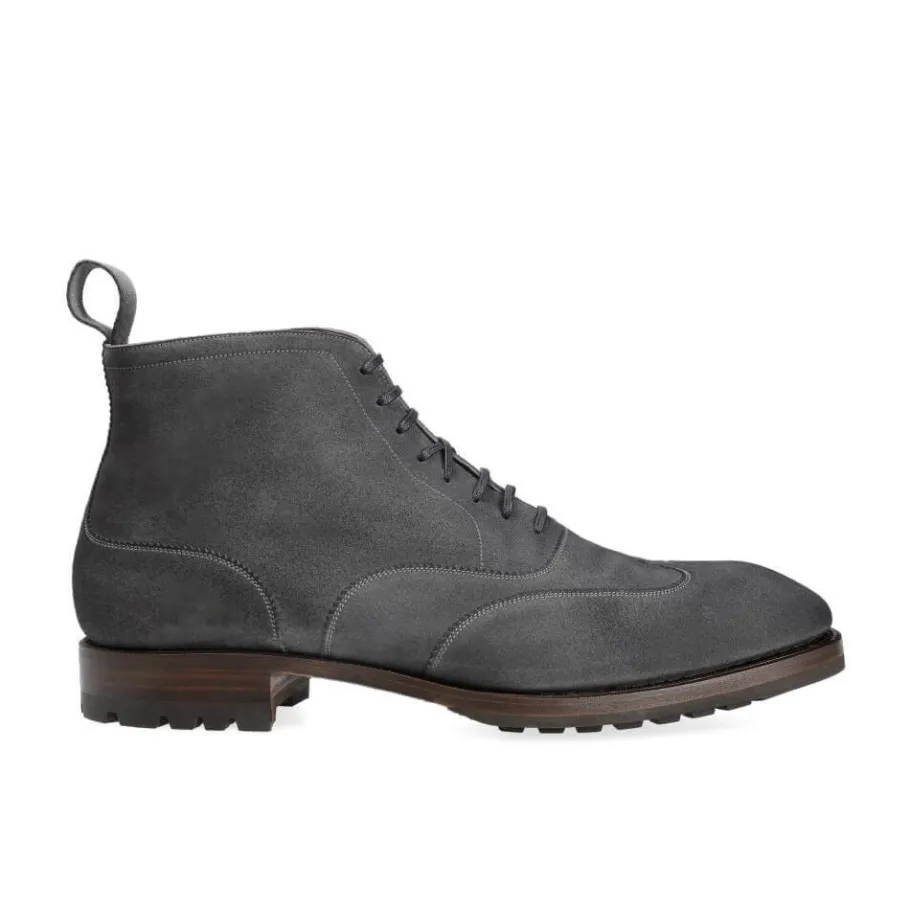 bottes_wingtip_en_daim_gris_assombri__carmina_2.webp Clearance Carmina BOTTES WINGTIP EN DAIM GRIS ASSOMBRI | GRAY