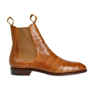 Online Carmina BOTTINES CHELSEA EN CUIR ALLIGATOR | TANNED