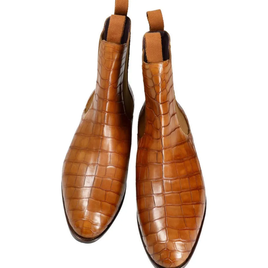 bottines_chelsea_en_cuir_alligator__carmina_3.webp Online Carmina BOTTINES CHELSEA EN CUIR ALLIGATOR | TANNED