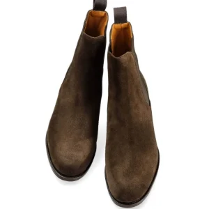 Hot Carmina BOTTINES CHELSEA FEMME EN DAIM MARRON | BROWN