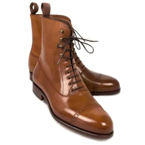 Clearance Carmina BOTTINES CORDOVAN BOURBON |