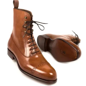 Clearance Carmina BOTTINES CORDOVAN BOURBON |