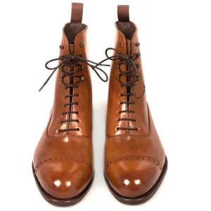 Clearance Carmina BOTTINES CORDOVAN BOURBON |