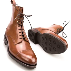 New Carmina BOTTINES CORDOVAN BOURBON |