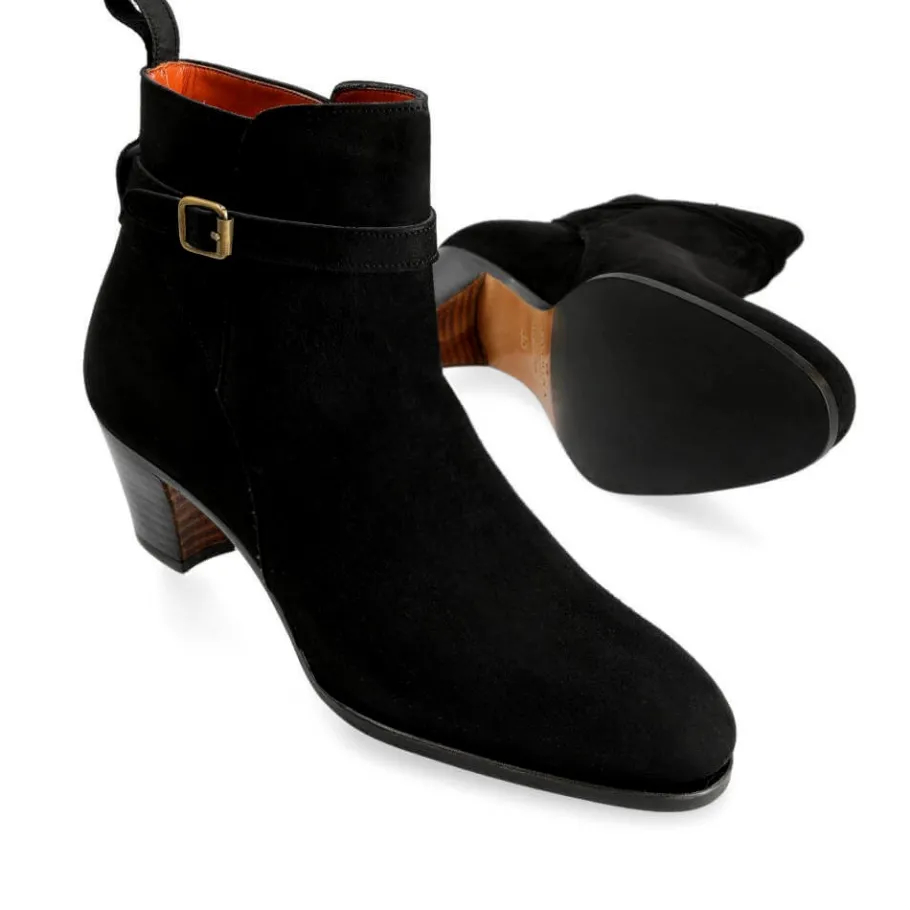 bottines_jodhpur_a_talons_femme_daim_noire__carmina_1.webp Cheap Carmina BOTTINES JODHPUR A TALONS FEMME DAIM NOIRE | BLACK