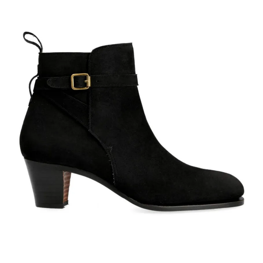bottines_jodhpur_a_talons_femme_daim_noire__carmina_2.webp Cheap Carmina BOTTINES JODHPUR A TALONS FEMME DAIM NOIRE | BLACK