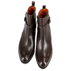 Hot Carmina BOTTINES JODHPUR A TALONS LAMA MARRON | BROWN