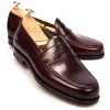 Best Carmina Burgundy Cordovan Dress Loafers | Shoemaker