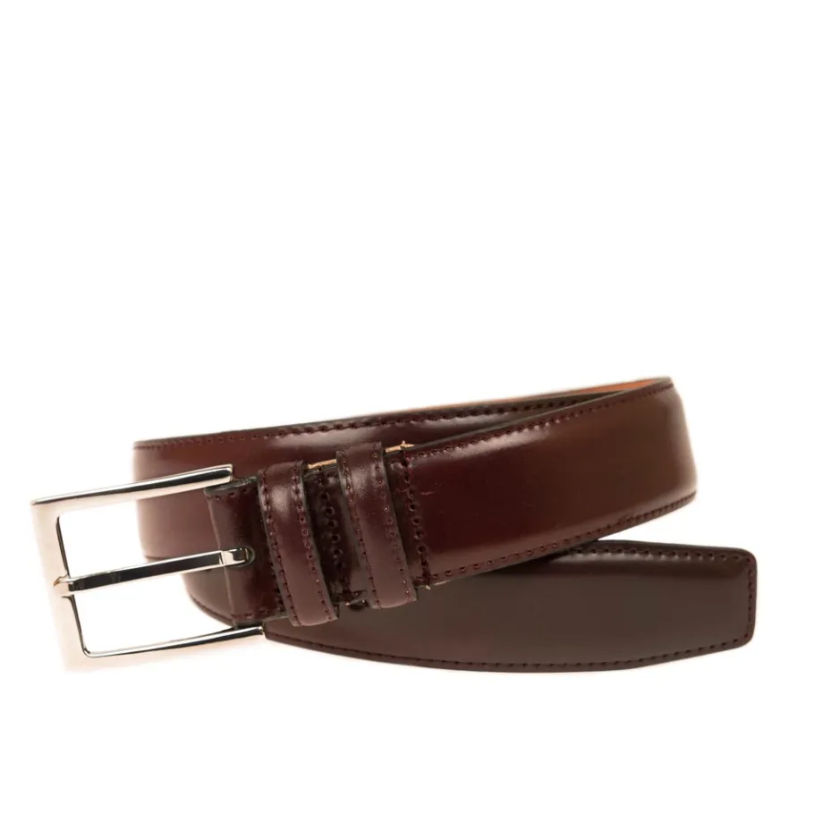 ceinture_en_cordovan_bordeaux_0.webp Outlet Carmina CEINTURE EN CORDOVAN BORDEAUX BURGUNDY