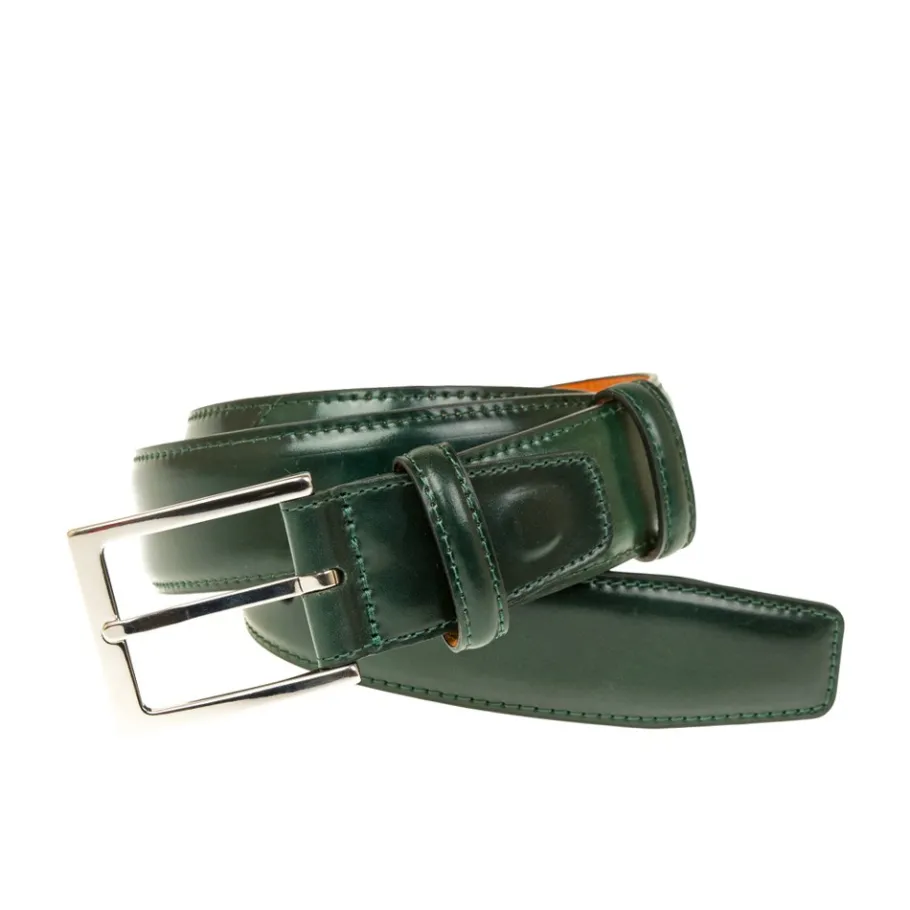 ceinture_en_cordovan_vert_0.webp Cheap Carmina CEINTURE EN CORDOVAN VERT GREEN