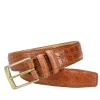 Store Carmina CEINTURE EN CROCODILE CUIR TANNED