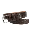 Sale Carmina CEINTURE EN CROCODILE MARRON 35 MM BROWN