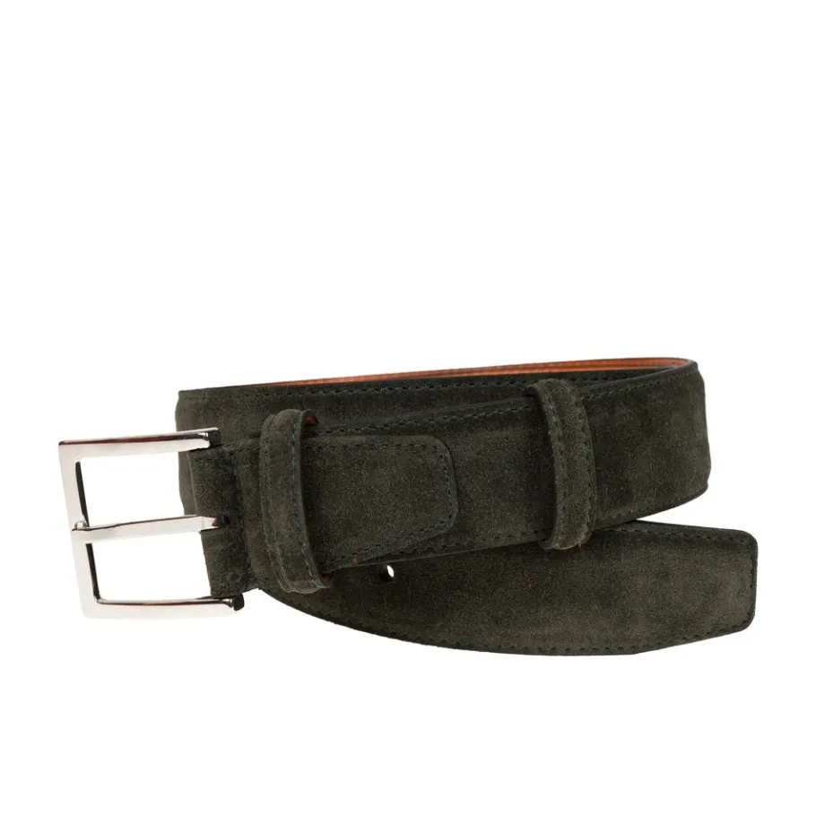 ceinture_en_daim_loden_0.webp Sale Carmina CEINTURE EN DAIM LODEN