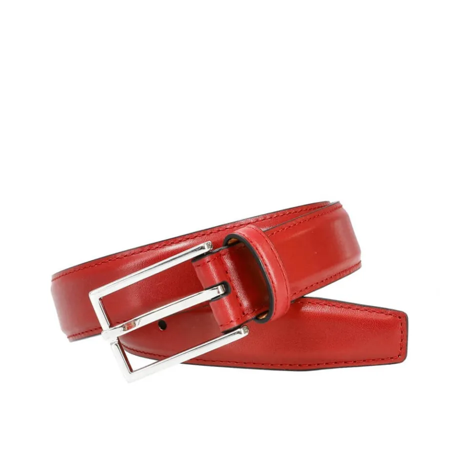 ceinture_en_vitello_rouge_0.webp Sale Carmina CEINTURE EN VITELLO ROUGE RED