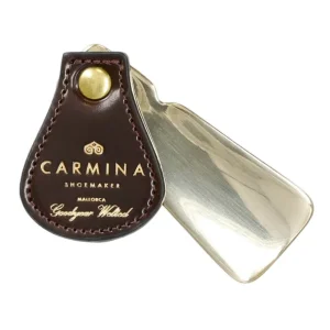 Fashion Carmina CHAUSSE-PIED DE VOYAGE EN LAITON ET CUIR CORDOVAN | BURGUNDY