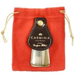 Fashion Carmina CHAUSSE-PIED DE VOYAGE EN LAITON ET CUIR CORDOVAN | BURGUNDY