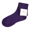 Discount Carmina Chaussettes courtes côtelées lilas. LILAC