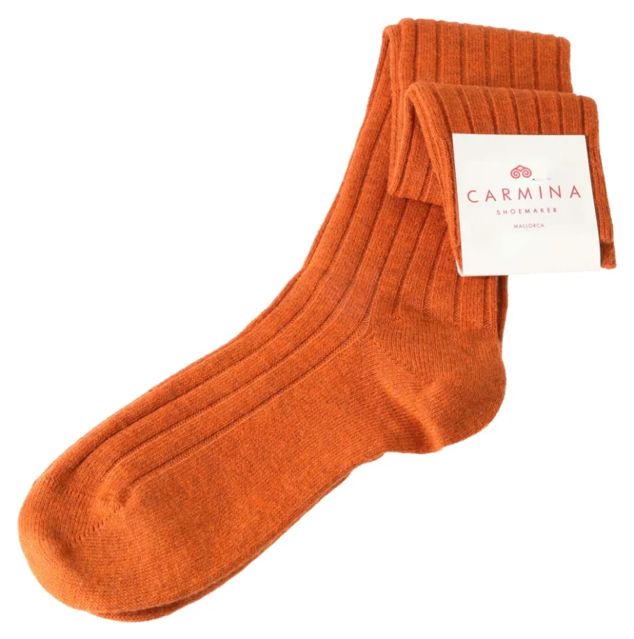 chaussettes_longues_sport_orange_0.webp Shop Carmina Chaussettes longues sport . ORANGE