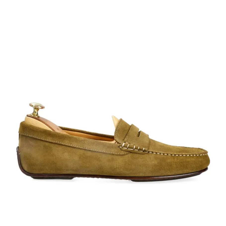 chausseures_de_conduite_daim_vert_caper__carmina_shoemaker_2.webp Discount Carmina CHAUSSEURES DE CONDUITE DAIM VERT CAPER | SHOEMAKER CAPERGREEN