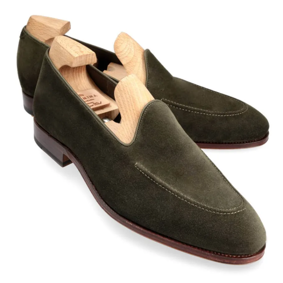chaussons_loden_daim__carmina_0.webp Hot Carmina CHAUSSONS DAIM | LODEN