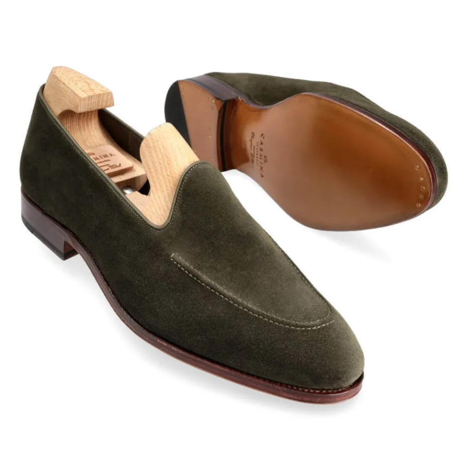 chaussons_loden_daim__carmina_1.webp Hot Carmina CHAUSSONS DAIM | LODEN