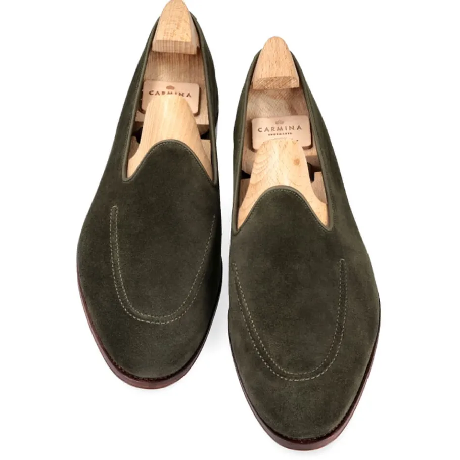 chaussons_loden_daim__carmina_3.webp Hot Carmina CHAUSSONS DAIM | LODEN