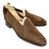 Shop Carmina CHAUSSONS MARRON DAIM | BROWN