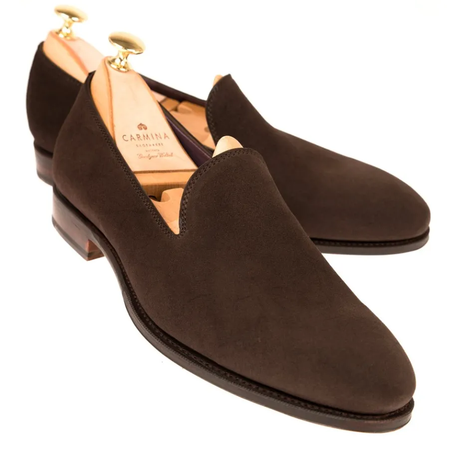 chaussons_marron_daim__carmina_0.webp Fashion Carmina CHAUSSONS MARRON DAIM | BROWN