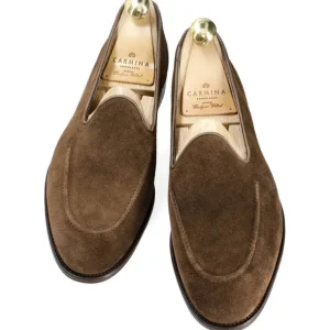 Shop Carmina CHAUSSONS MARRON DAIM | BROWN