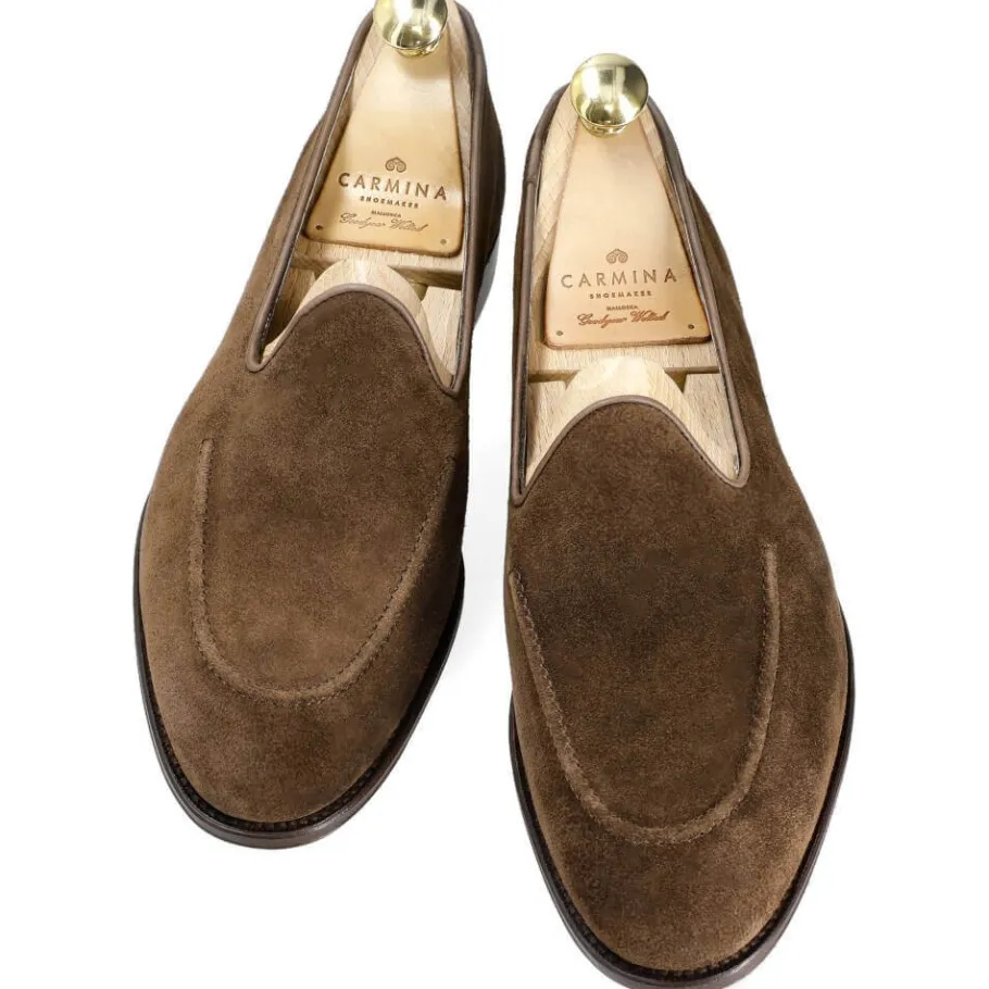 chaussons_marron_daim__carmina_3-1.webp Shop Carmina CHAUSSONS MARRON DAIM | BROWN